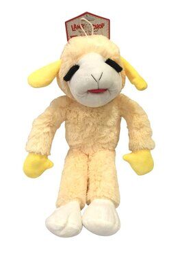 Lamb Chop 20" Plush Yellow Floppy Dog Toy Squeaks